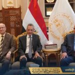 المستشار هاني حنا وزير شئون المجالس النيابية معالي المستشار الجليل ربيع أحمد لبنة