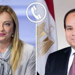 جورجيا ميلوني رئيس وزراء بريطانيا والرئيس السيسى